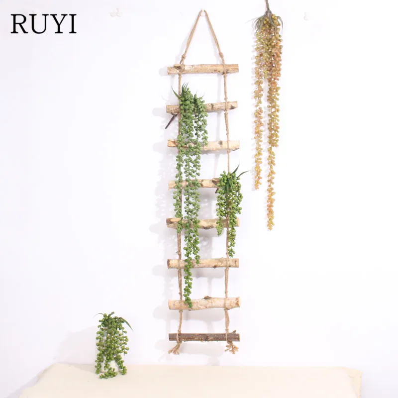 

Simulation plant rattan Large pearl bean lover tears beans High quality soft rubber home decoration accessories Wall vines 1pcs