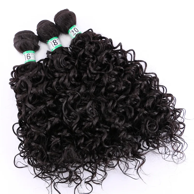 FSRHAIR от черного до коричневого пучки волос влажная волна плетение 210 г/лот Омбре синтетические пучки волос - Цвет: #2