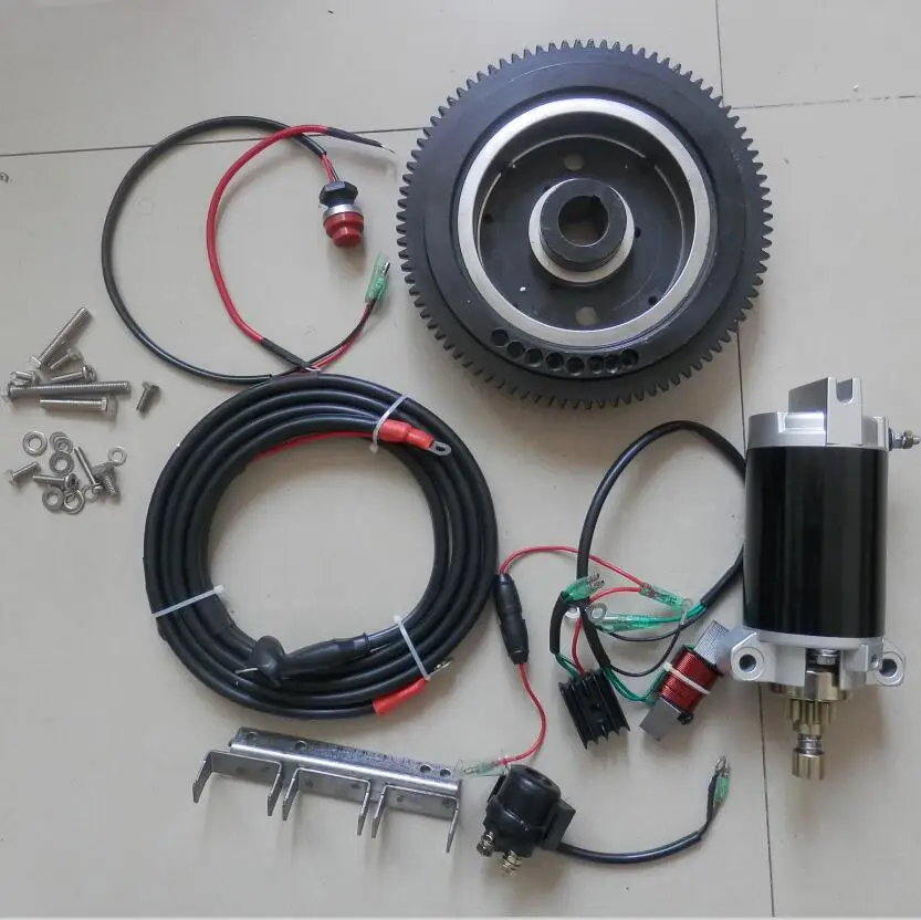 ELECTRIC START KIT FOR YAMAHA E40 PARSUN HIDEA POWERTEC PIONEER T40