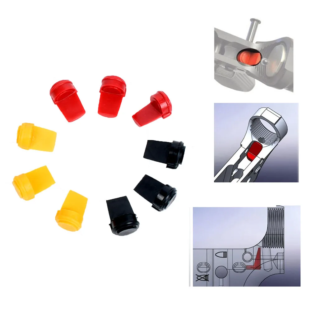 

WIPSON 5Pcs Wedge Receiver Buffer Hunting Accessories AR15 M16 Rubber Accu-Wedge Receiver Buffer for Gun Rifle Hunting