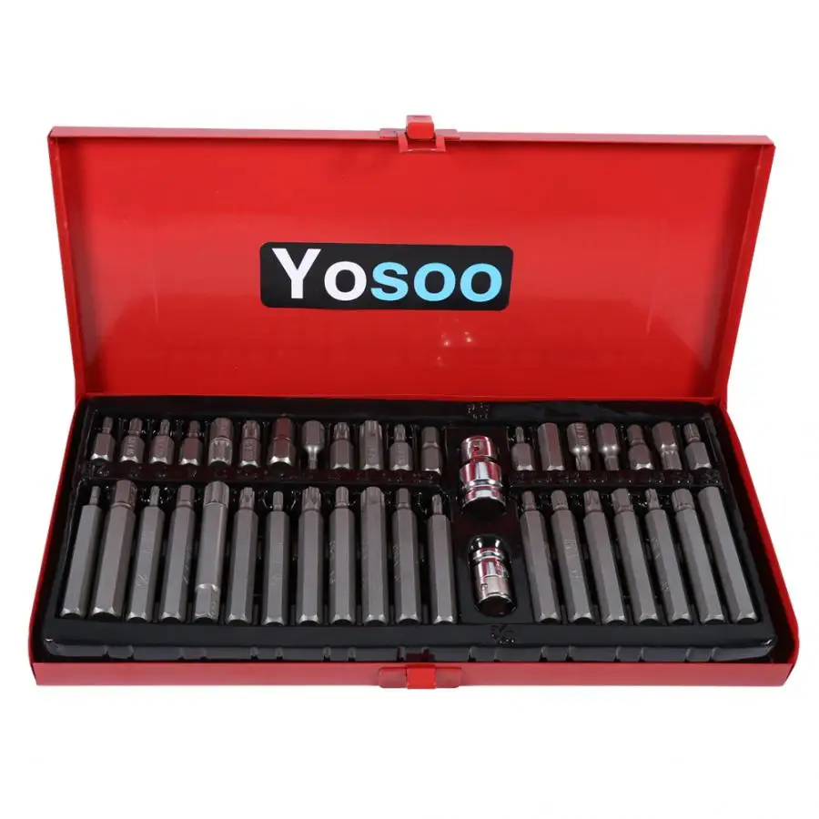 

bit set 40pcs Assorted Power Screwdriver Bits Set Hex Spline Torx and Bit Holder Socket Adapter screwdriver bit Tools set
