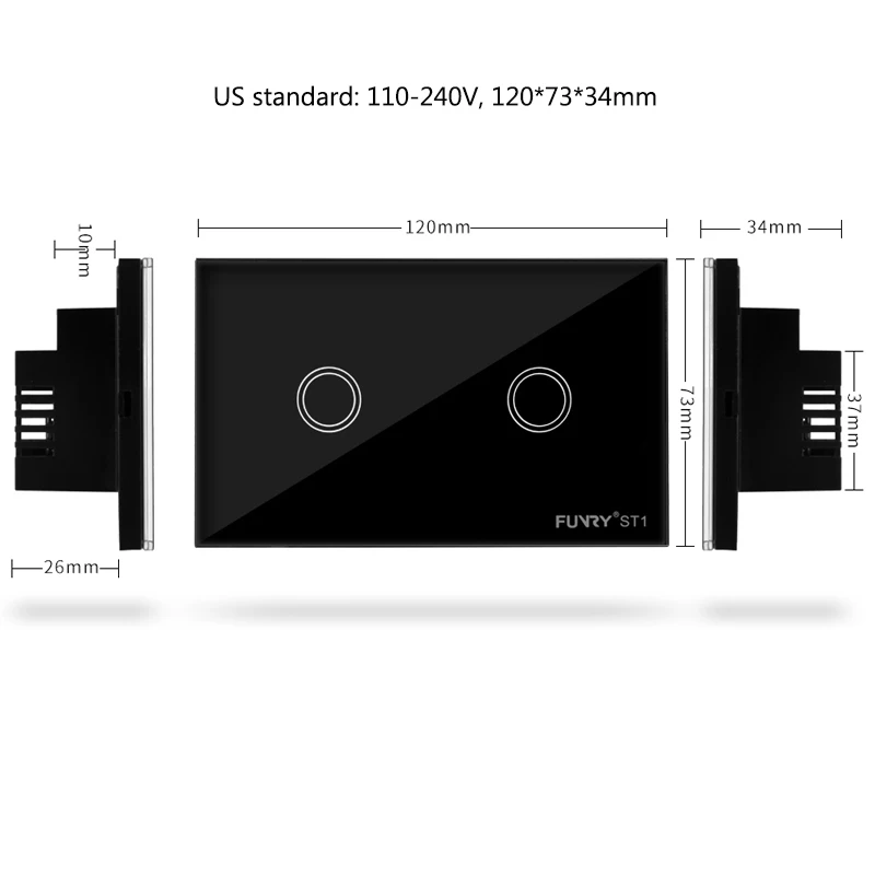 Funry-ST1-2Gang-US-Standard-Capacitive-Touch-Switch-Remote-Control-luxury-Glass-Wall-Switch-Panel-Light (3)