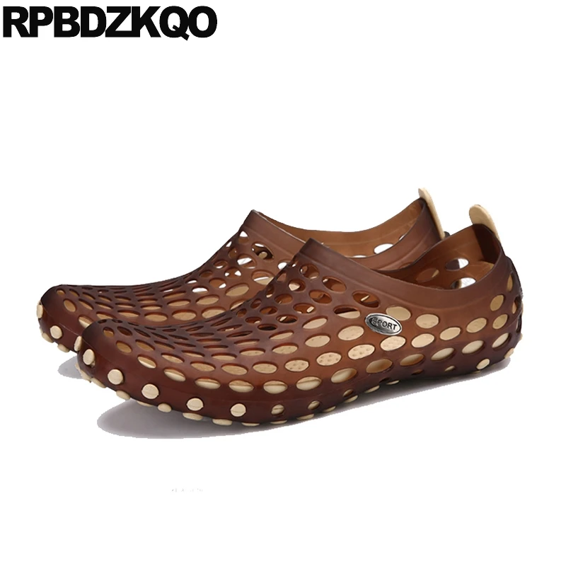 

large size plus cheap summer beach women sandals flat casual holiday soft designer brown slip on 2019 ladies jelly shoes rubber