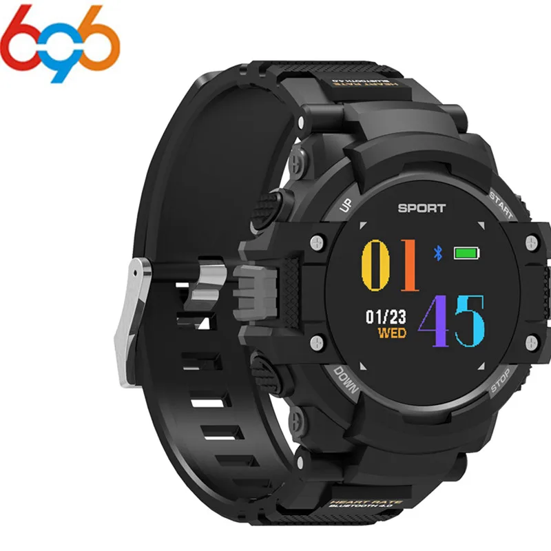 

696 F7 GPS Color OLED Smart Watch Smartwatch Outdoor Tracker Multi Sports Bluetooth Waterproof Heart Rate Men Bracelet