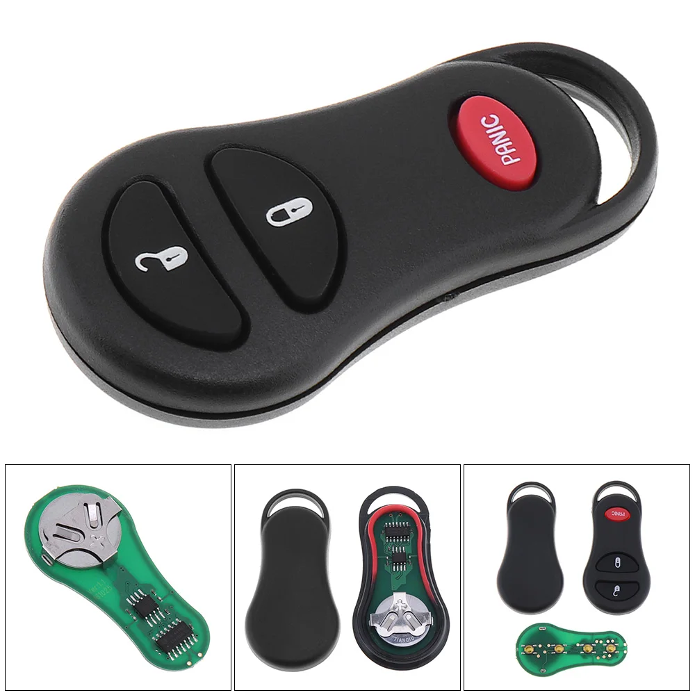 

315MHz 2 + 1 Buttons Uncut Replacement Keyless Entry Remote Transmitter Key Fob with Chip for Dodge Chrysler / Plymouth Prowler