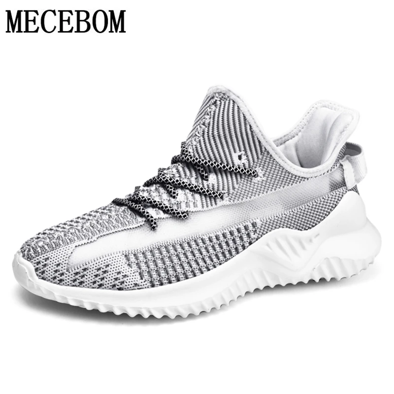 

Men's Sneakers 2019 New Summer Mesh Breathable Casual Shoes For Male Night Reflective Gray Men Sneakers Big Size 39-46 1976m