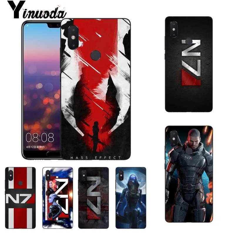 Yinuoda N7 Mass Effect уникальный дизайн высокий чехол для телефона Xiaomi Mi 6 Mix2 Mix2S Note3 8 8SE Redmi 5