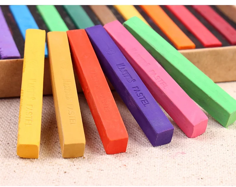Painting Crayons Soft Pastel Colors Art Drawing Chalk Color