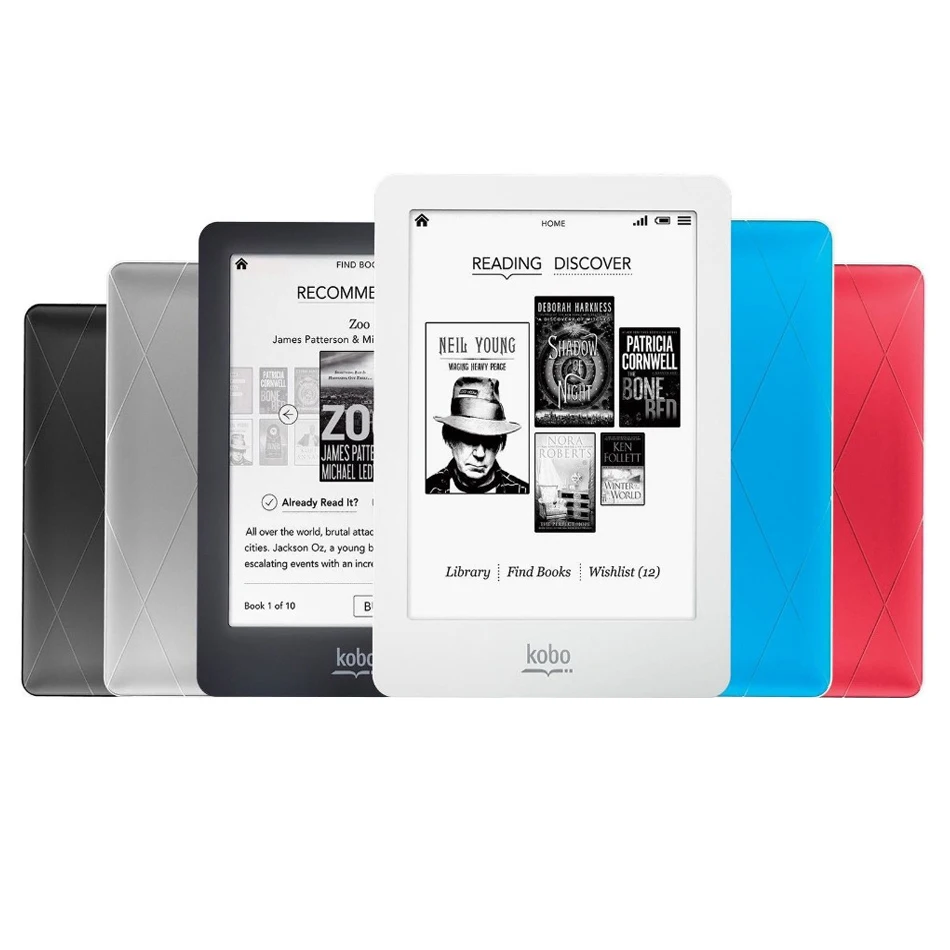 Передний светильник Kobo Glo устройство для чтения электронных книг Wi-Fi 2 Гб N613