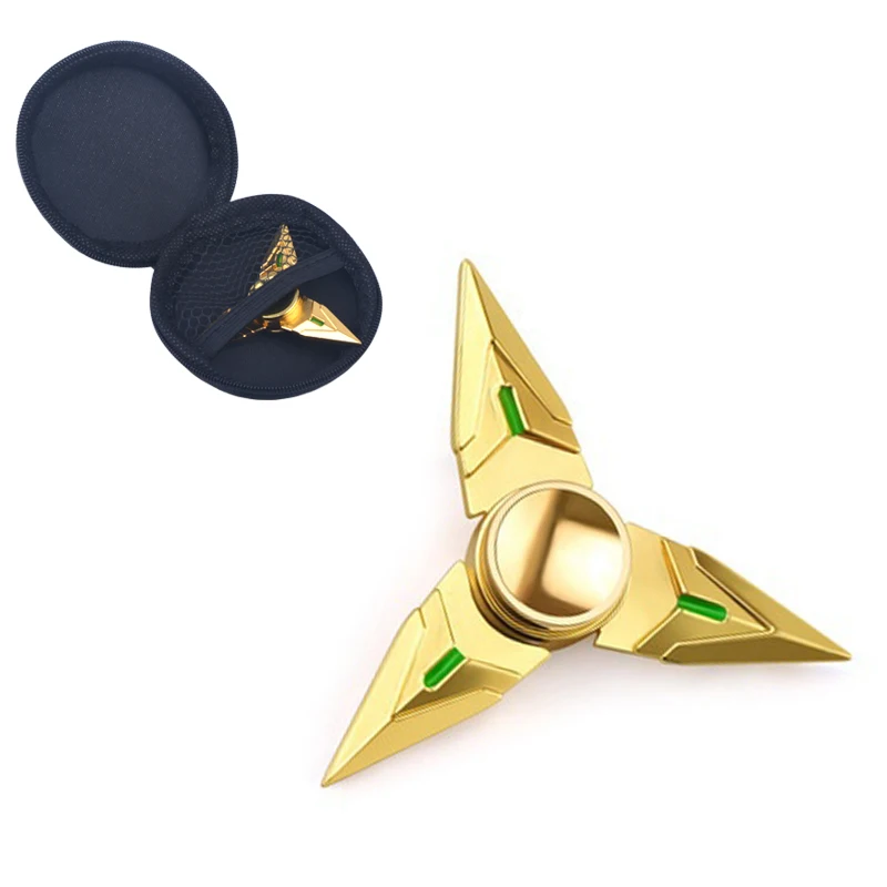 

ihens5 Earphone Case with Overwatch Genji Ninja Shuriken EDC Bang Spinner Fidget Toy Hand spinner for Kids Gift Anti Stress