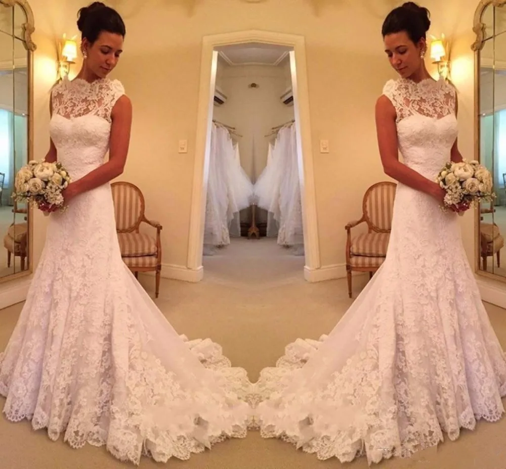 2019-beautiful-lace-sleeveless-mermaid-wedding-dress-sweep-floor-on-sale-high-neck-sweep-train-scalloped-tiered-skirts-wedding-gowns_