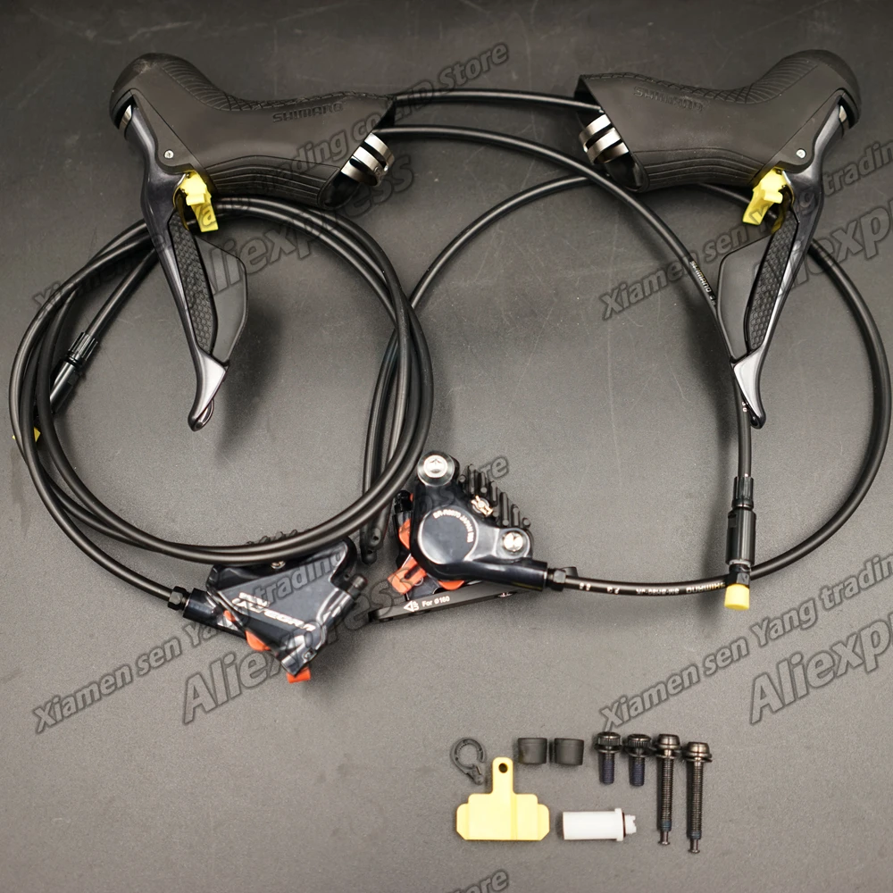 Shimano Ultegra Di2 R8070 ST-R8070 + BR-R8070 Hydraulic Disc Brake - Flat  Mount - 2x11-speed - Pair, R8000