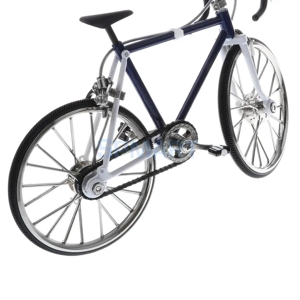 1:10 Scale Alloy Diecast Racing Bike Model Replica Bicycle Cycling Toy Desk Craft Collection Blue