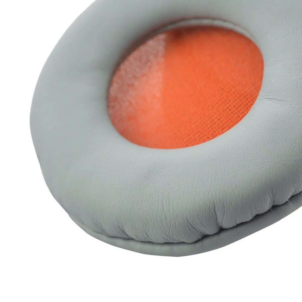 SONY MDR ZX600 ZX600 Headphone Replacement Ear Pad Ear Cushion Ear Cups Ear Cover Earpads Gray leather Orange Mesh 