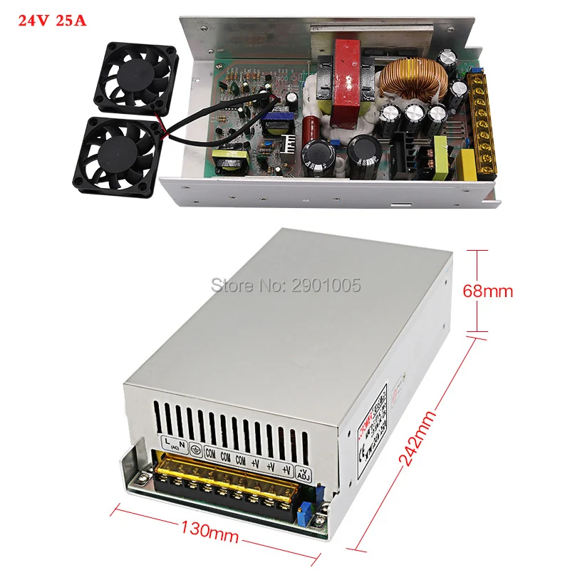 AC 110 220v постоянного тока до DC24V 1A 1.5A 2A 2.5A 3A 5A 6A 8.3A 10A 15A 16.5A 20A 25A 30A Светодиодные ленты импульсного источника питания Трансформаторы системы освещения