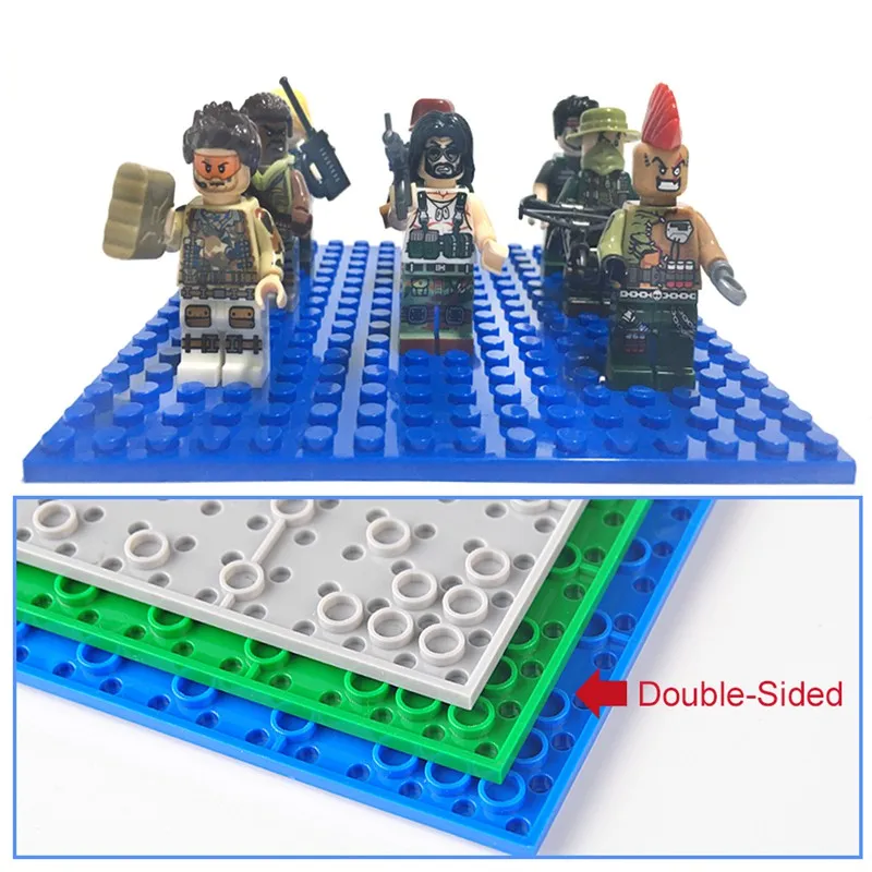 16*16 Dots Double Side BasePlate Board Compatible Legoing Minecraft Technic Classic Model Building kits Toy For Children Friends 16*16 Dots Double Side BasePlate Board Compatible Legoing Minecraft Technic Classic Model Building kits Toy For Children Friends