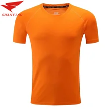 Брендовая спортивная одежда Для мужчин спортивные костюмы Спортивная, с коротким рукавом футболки Ткань отводящая влагу Футболка Для мужчин Фитнес футболки и плотный облегающий Топ Спортивная одежда