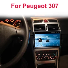 Android 8,1 2.5D ips Экран автомобильный DVD видео плеер gps навигации мультимедиа для peugeot 307 Радио 2004 2005 2006-2010 2011 2013