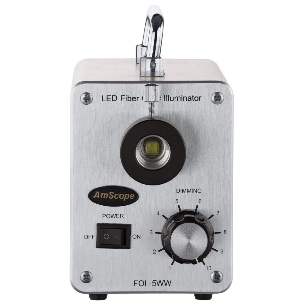 

AmScope 50W LED Cold Fiber Optic Illuminator LED-50W