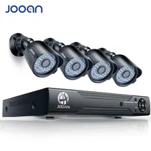 JOOAN 4-канальный видеонаблюдения система супер камера 1mp 1200TVL видеонаблюдения 4 канала 1080p полном 720p АХД видеонаблюдения DVR камеры системы Открытый homesecurity