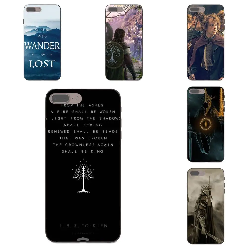 

For Huawei Honor 5A 6A 6C 7A 7C 7X 8A 8C 8X 9 10 P8 P9 P10 P20 P30 Mini Lite Plus Soft TPU Mobile Phone Lord Of Rings