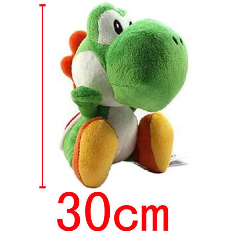 

1Pc New Arrival Super Mario Bros Green Yoshi Stuffed Plush Toys 30cm Soft Stuffed Toys Doll With Tag For Children Retail
