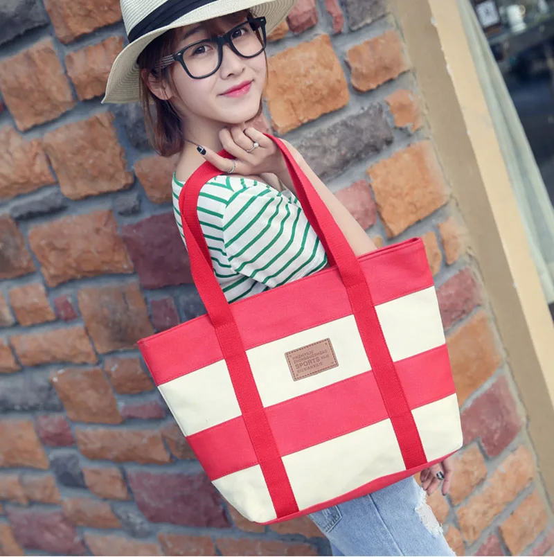 Women Canvas Beach Bags Fashion Large Handbags Female Shoulder Bag Ladies Shopping Messenger Tote Handbag Designer Bolsa SS0337 (22)