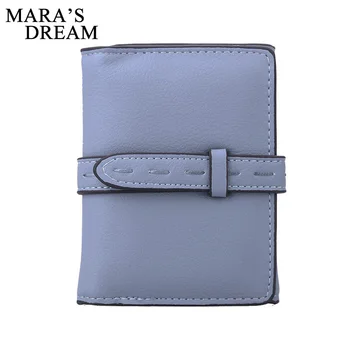 

Mara's Dream Drawstring Nubuck Leather Women Wallet Retro Small Female Purse Carteras Mujer Femininas Short Wallet and Purse