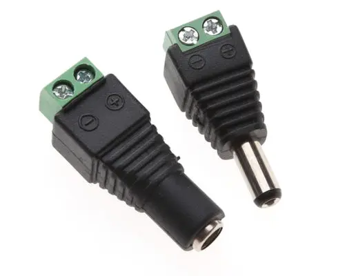 DC 5.5 x 2.1mm Power Male Jack Adapter Cable Plug Connector for CCTV / LED | Компьютеры и офис