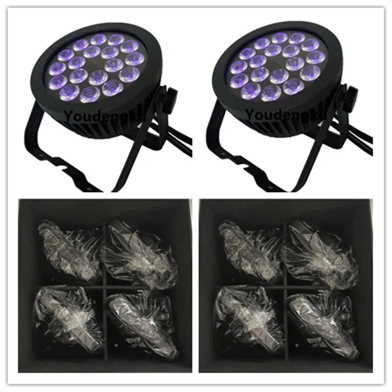 8 pieces with case IP65 Outdoor Mini LED Par 18x10w 4 in 1 led par dmx rgbw waterproof led par lighting