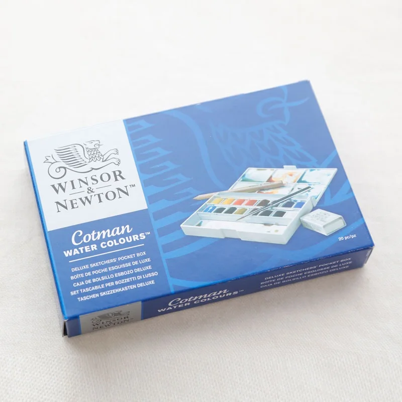 WINSOR& NEWTON 16 цветов cotman водные цвета краски er Твердые акварельные пигментные художественные принадлежности для рисования