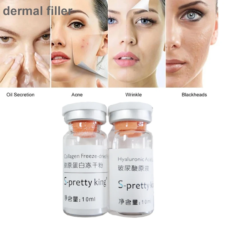 2bottles/box 10ml lip fillers Deep Lines Hyaluronic mesotherapy serum hyaluronic acid pen injectable lip dermal filler 10ml