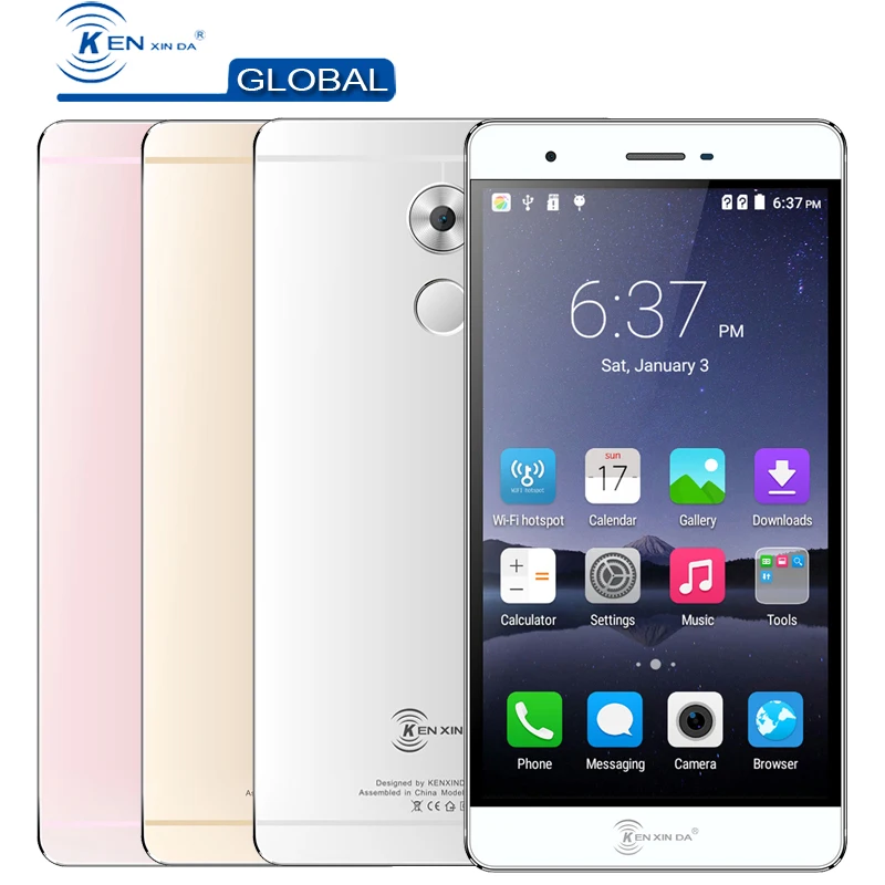 Оригинальный Kenxinda R7S 5 &quotAndriod6.0 2 г/16G ROM 1080 * 1920FHD + 8 Мп 2650 мАч MTK6753 восемь ядер 1 3 ГГц 4G