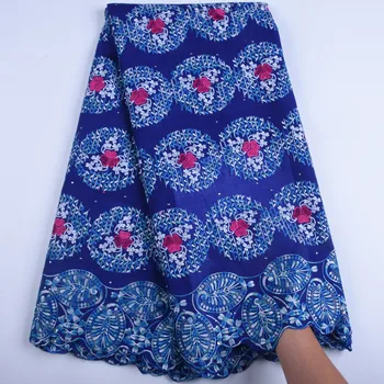 

New Arrival Swiss 100% Cotton Lace Fabric High Quality Swiss Voile Lace In Switzerland Latest Nigerian African Lace FabricsF1397
