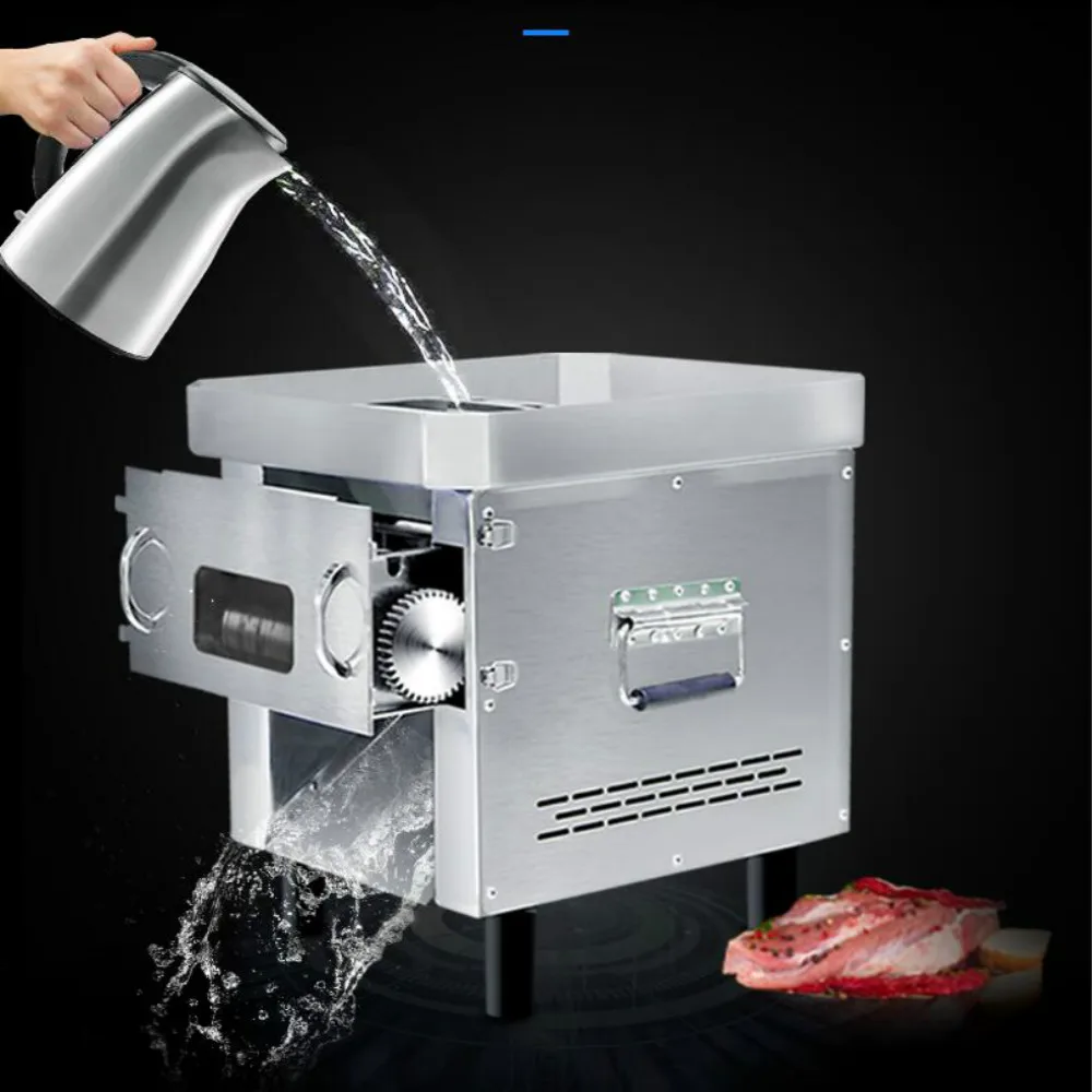 

All stainless steel meat slicer Fully automatic 850W Slice cutter Multi-function cutting machine Easy-to-remove blade