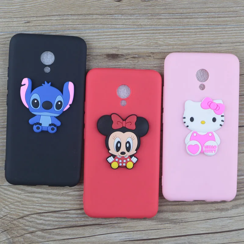 Cute Cartoon Minnie Case for Meizu M5S M 5S Meilan Cases Stitch Hello Kitty Mickey Cat Soft TPU Phone Cover |