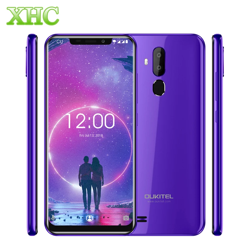 

OUKITEL C12 Face ID 6.18" 19:9 Smartphone Fingerprint Android 8.1 Mobile Phone MTK6580 Quad Core 2G RAM 16G ROM Dual SIM Unlock