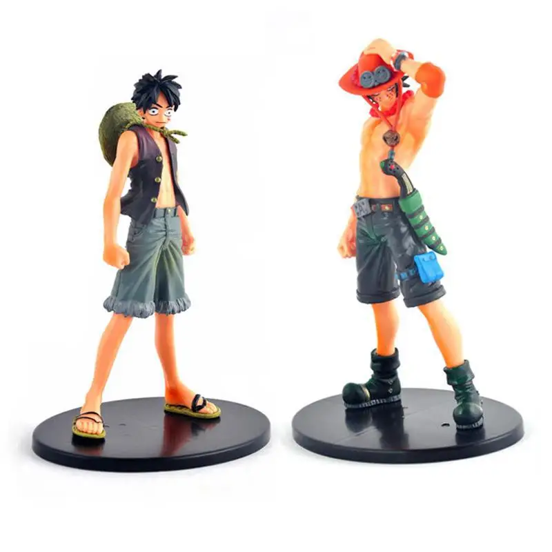 Аниме ПВХ экшн-Фигурки игрушки Luffy Ace Фигурки Коллекционная модель мультяшная