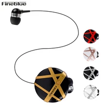 Fineblue FD 55 Wireless Bluetooth Headset Calls Remind Vibration Wear Portable Collar Clip Headset In ear