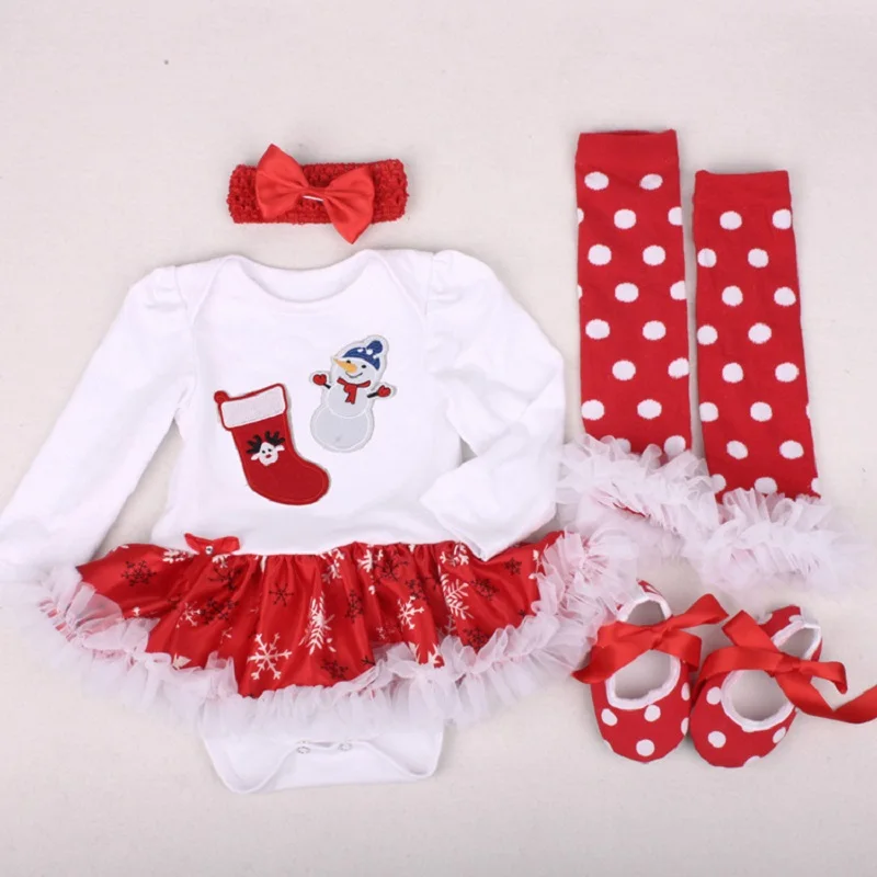 Одежда для маленьких девочек; Детский комбинезон для новорожденных; кружевное платье-комбинезон с длинными рукавами и надписью «My First Christmas»; вечерние платья для костюмированной вечеринки; подарки для детей 3-6-12-24 месяцев
