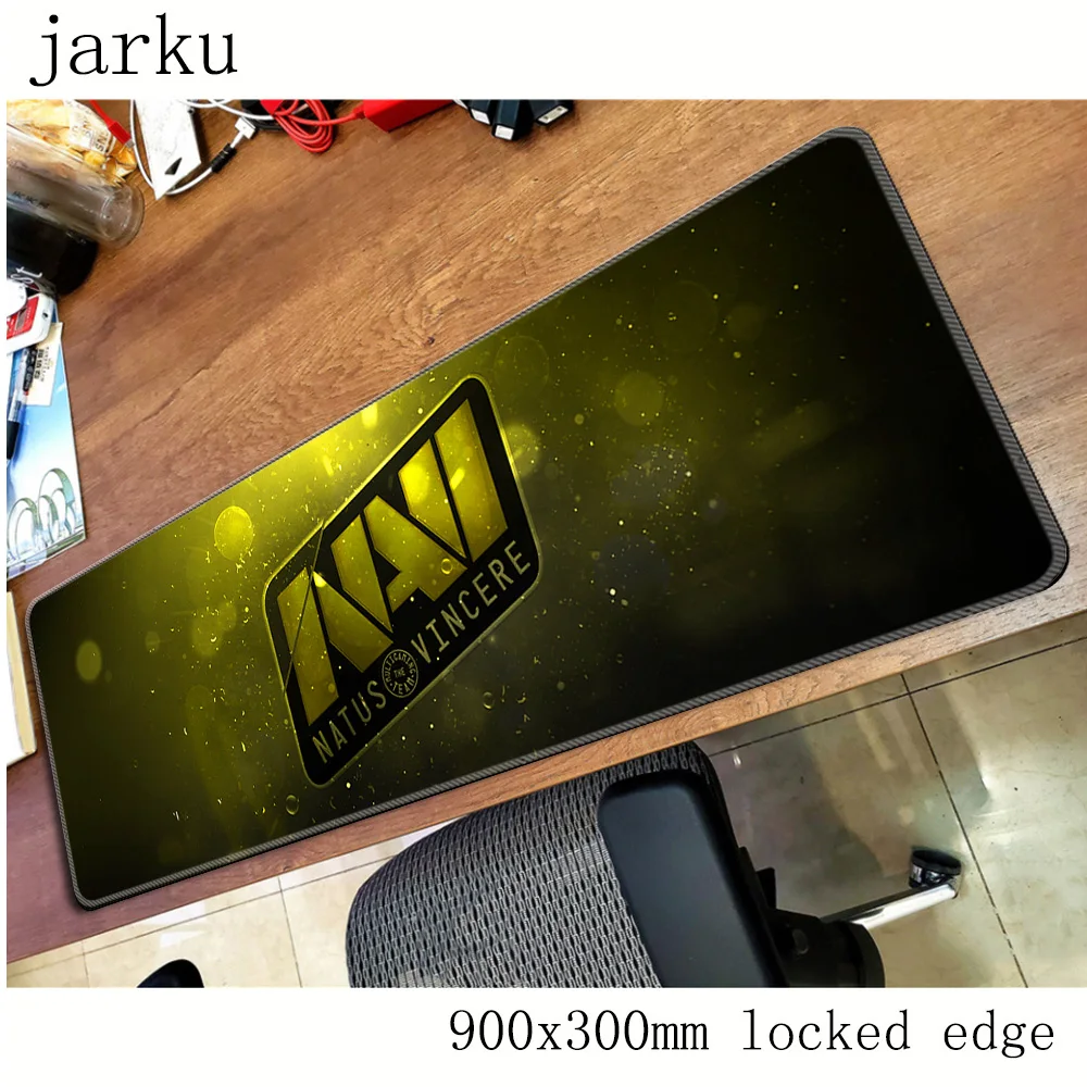 Коврик для мыши natus vincere игровой коврик 900x300x3 мм большой Рождественский ноутбука