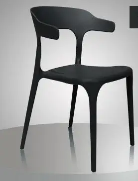 Cadeira de plástico. podem ser empilhados com cadeira de jantar da família. café do escritório de lazer cadeira loja.