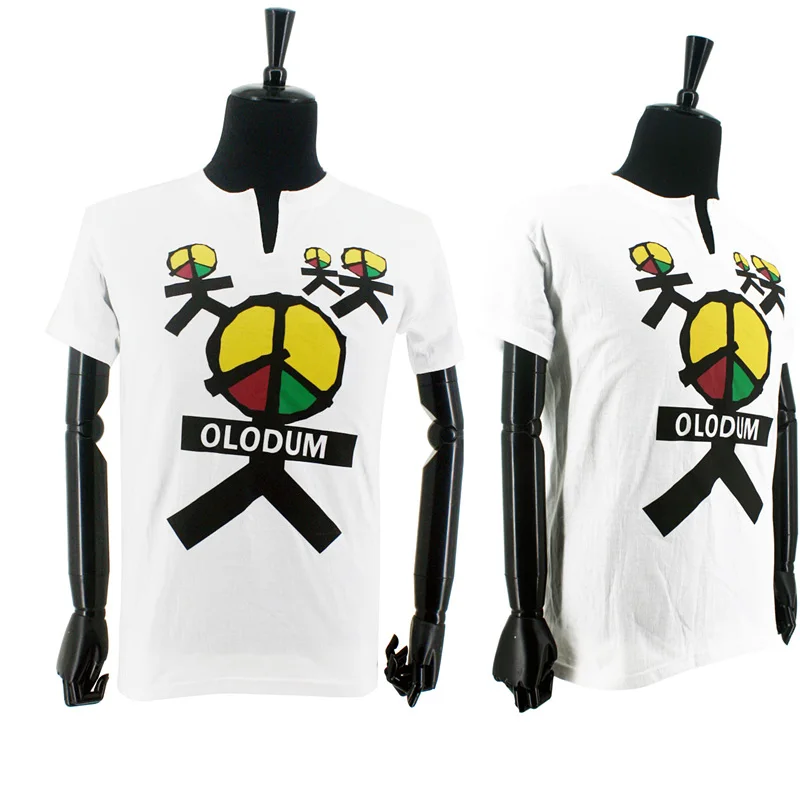 Rare MJ Michael Jackson Olodum Brazil MV Retro Anti-war They don't care about us Vest Tshirt for Peace