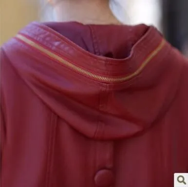AILOOGE размера плюс XL 2XL 3XL 4XL 5XL кожаная куртка для женщин кожаное пальто длинное Весна Зима повседневные Модные женские куртки