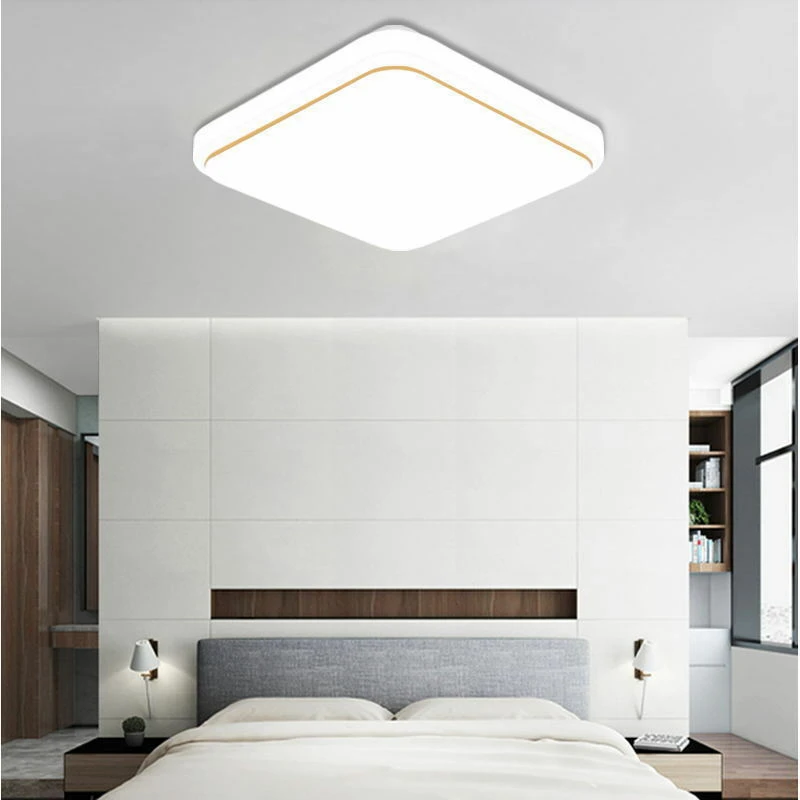 Bright Square LED Ceiling Down Light Panel Wall Kitchen Bathroom Cool White
