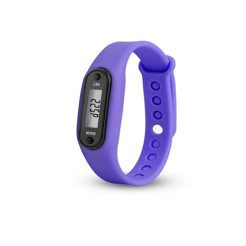 Run Step Watch Bracelet Pedometer Calorie Counter Digital LCD Walking Distance Bracelet Water-resistant Digital Watch