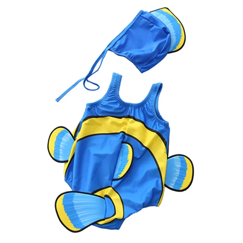Terno de Natação para Meninos Bebês e Menina do Bebê Roupa de Banho Natação do Bebê Novo Infantil Bebês Siameses Clownfish Crianças 12 bebês siameses clownfish crianças bebês e menina