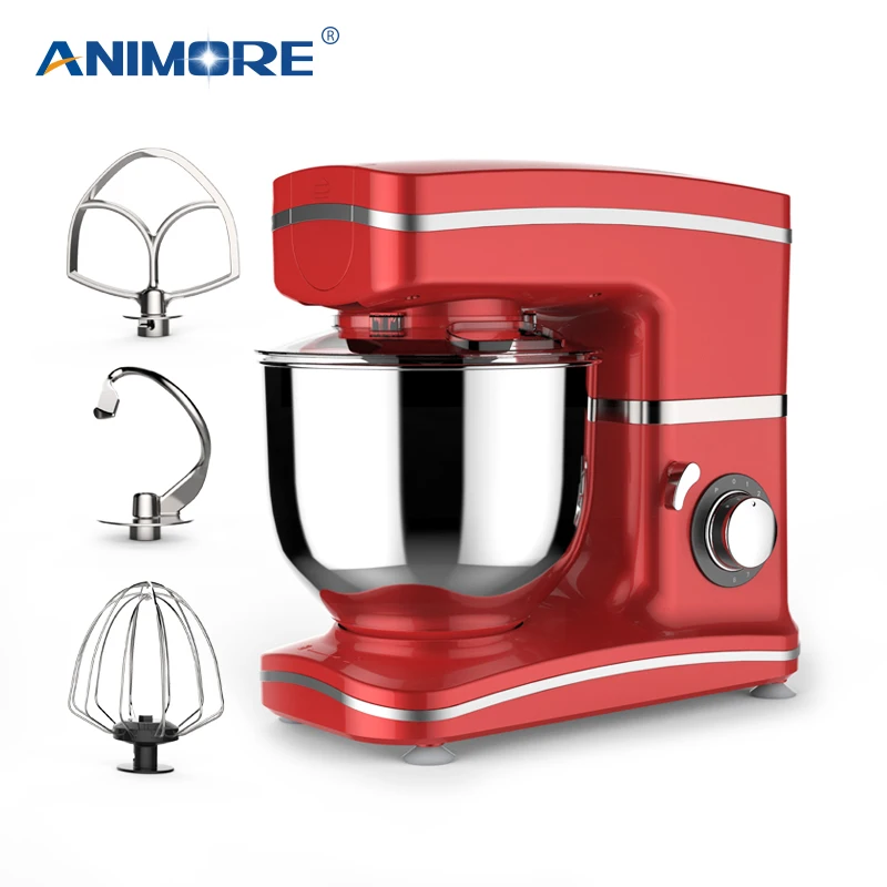 

ANIMORE Kitchen Food Stand Mixer 1000W 5.5L Stainless Steel Bowl 8-speed Cream Egg Whisk Blender Cake Dough Bread Mixer Maker