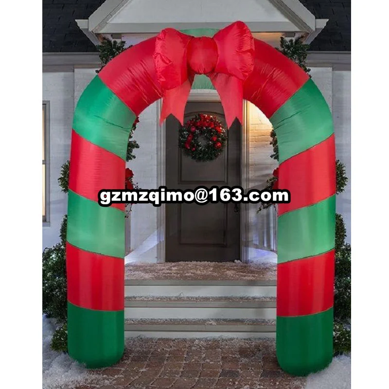9ftH Advertising inflatable christmas arches,christmas inflatable arch