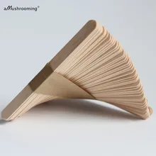 Необработанные березовые деревянные палочки для рукоделия, выгравированные на заказ натуральные палочки для мороженого, Детские крафт-модели, принадлежности для проекта «сделай сам»